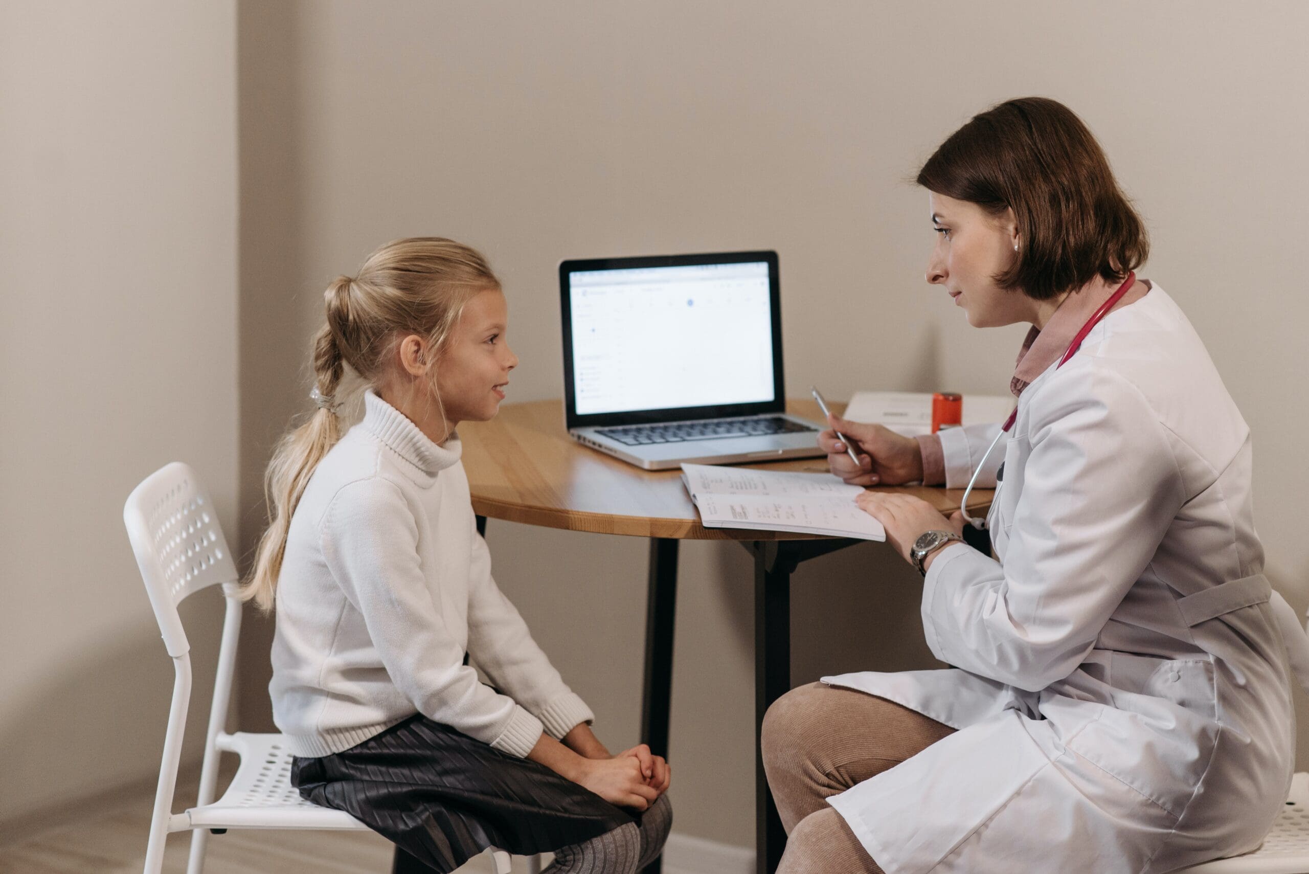 Doctor with child