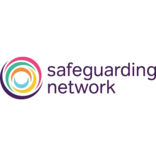 the safeguarding network logo showing support for anaphylaxis uk