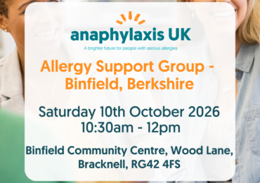 Allergy support group in Berkshire