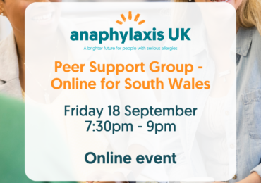 Peer support group - online for south Wales
